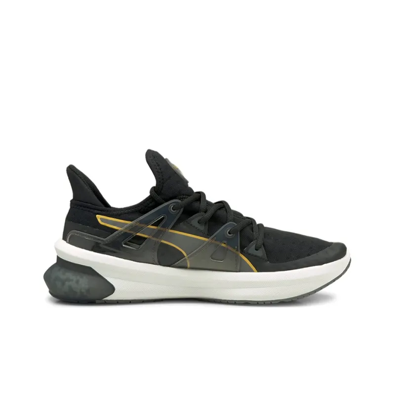 PUMA Interference 2.0 Cushioning Anti-Slip And Wear-Resistant Low-Top Running Shoes Men's Black Yellow-1