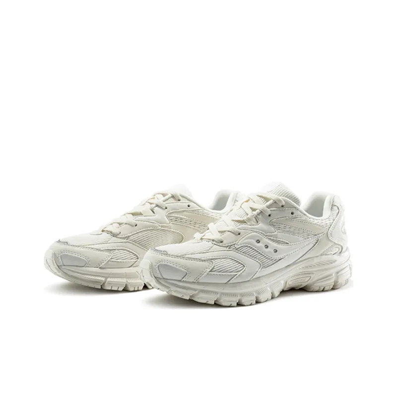 Saucony Cohesion 9 Cushioning Anti-Slip And Wear-Resistant Support Low-Top Running Shoes Women's Ecru-2
