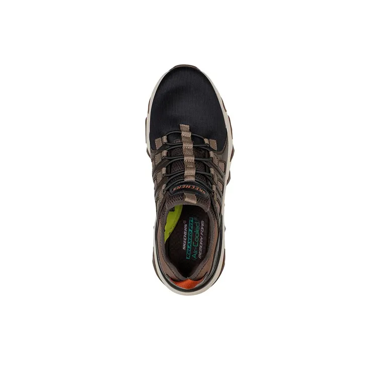 Skechers Relaxed Fit Flex Conway - Osley Cushioning Anti-Slip And Wear-Resistant Low-Top Casual Shoes Men's Brown Black-3
