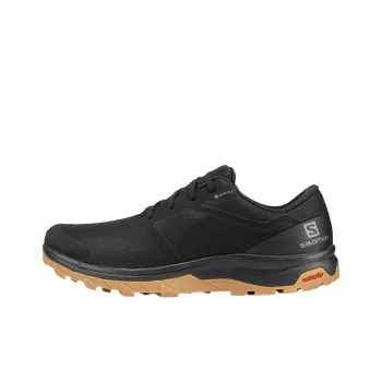 SALOMON Outbound GTX Anti-Slip And Wear-Resistant Water-Resistant Support Low-Top Trekking Shoes Men's Black