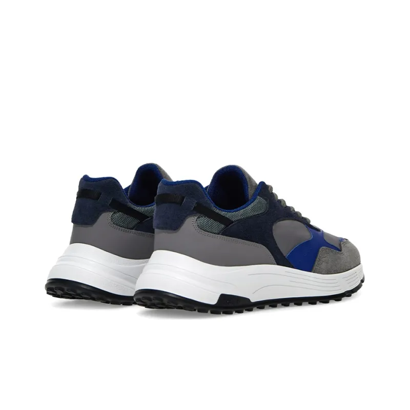 HOGAN Hyperlight Cushioning Anti-Slip And Wear-Resistant Low-Top Casual Shoes Men's Gray Blue-2