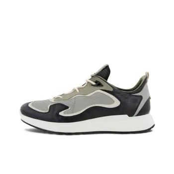 Ecco St.1 Low Top Sports Casual Shoes Men's Black