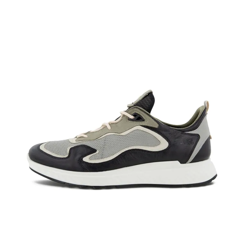 Ecco St.1 Low Top Sports Casual Shoes Men's Black-0