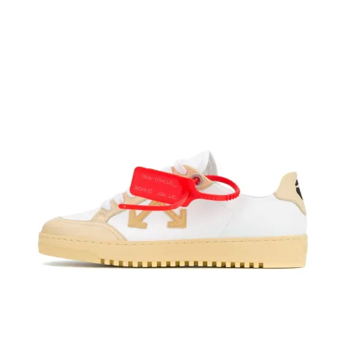 OFF-WHITE Arrow Skateboard Shoes Women's Low-Top White/Yellow