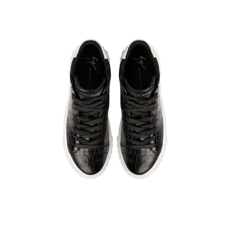 Giuseppe Zanotti Crocodile effect Blabber Sneakers-4