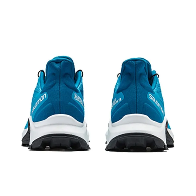SALOMON Supercross 3 Slip-Resistant Low-Top Running Shoes Men's Blue-2