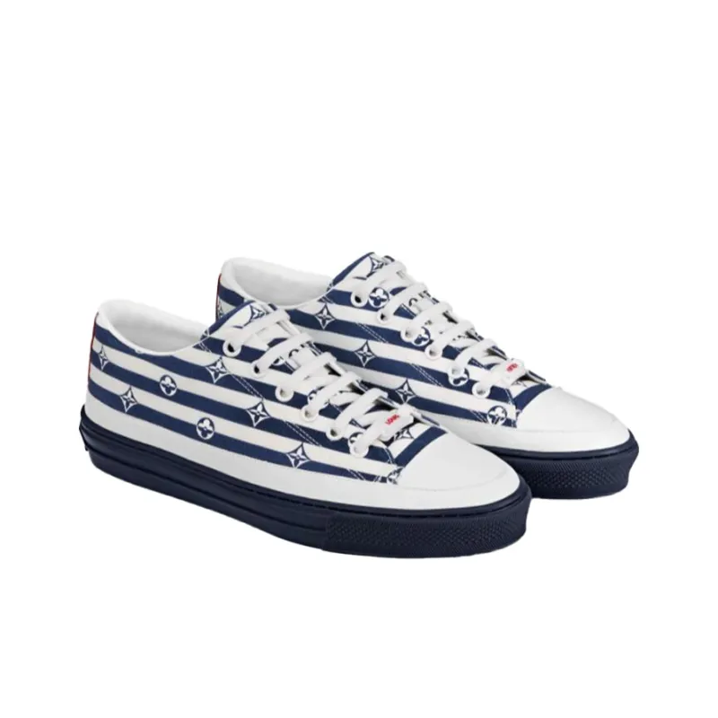 LOUIS VUITTON Stellar Sneakers 'White Navy' Women's-2