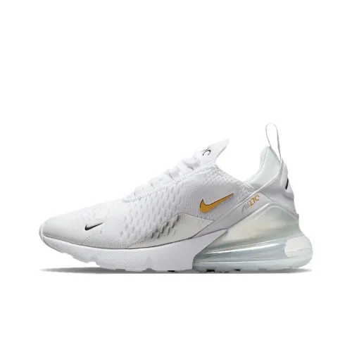 Nike Air Max 270 White Metallic Gold (Women's)