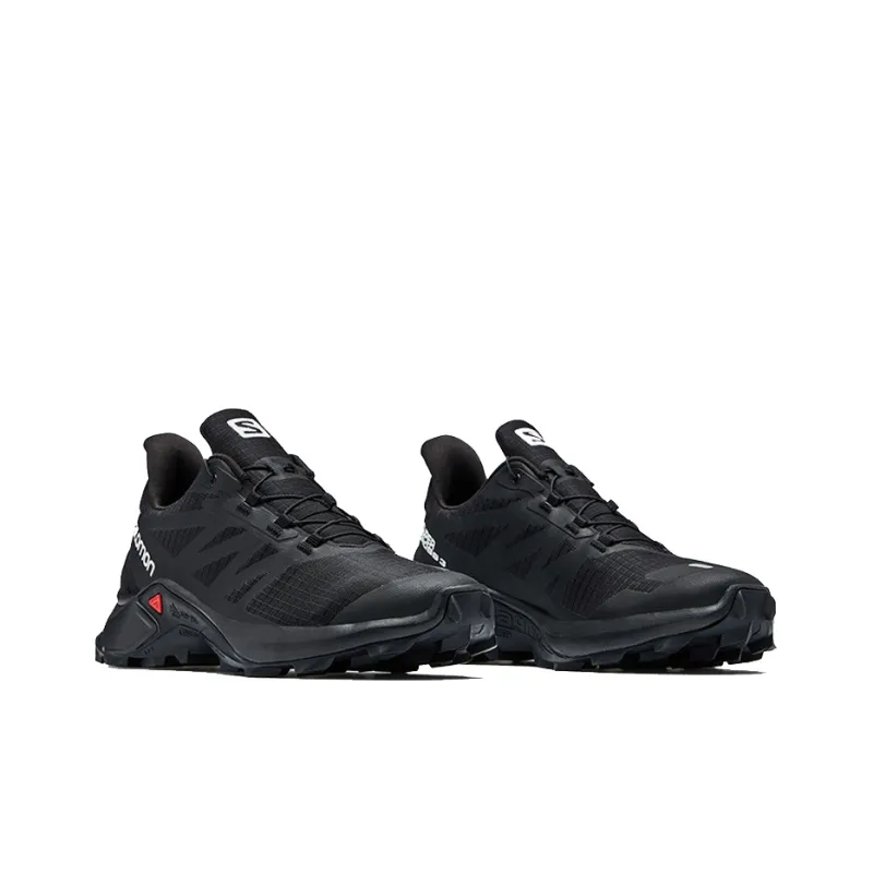 SALOMON Supercross 3 Anti Slip Wear Resistant Low Top Casual Running Shoes Men's Black-2