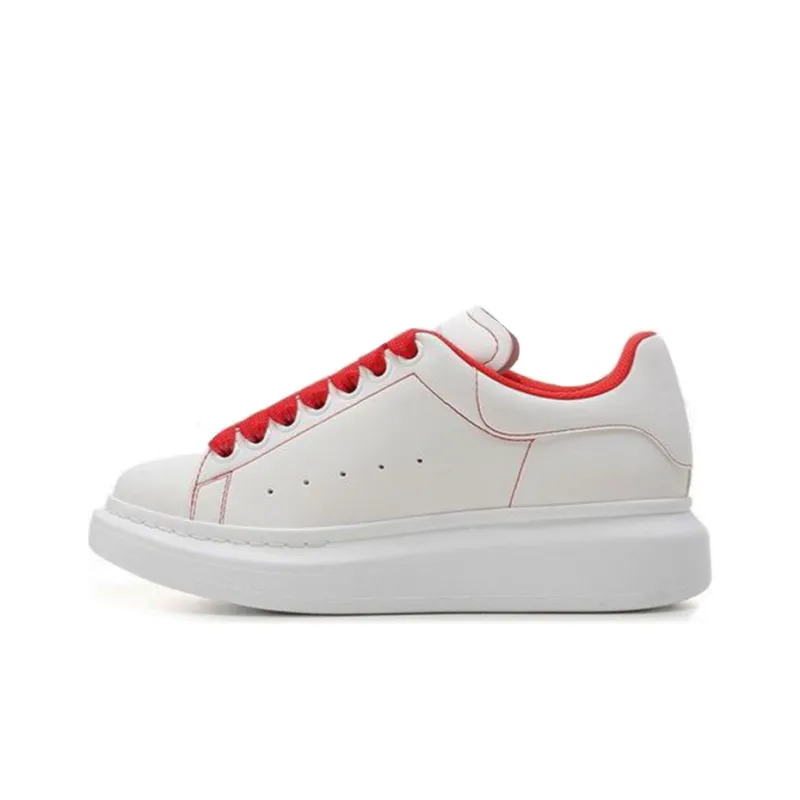 Alexander McQueen Larry Sneakers 'White Red' Women's-0