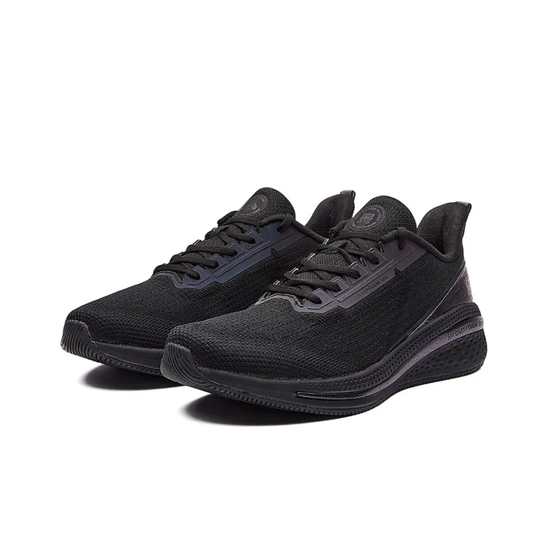 361° QU!KFOAM Running Shoes Men Low Top Obsidian Black-3