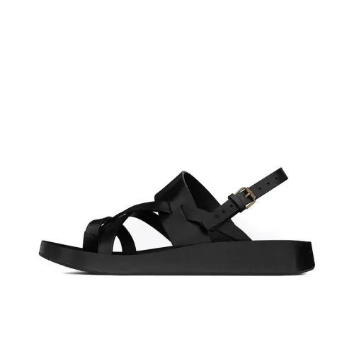 SAINT LAURENT NOAH Strap Sandals Men's Black