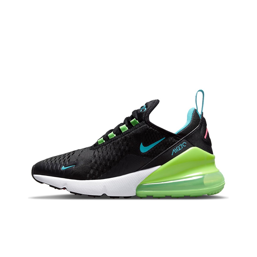 nike air max 270 black pink green POIZON