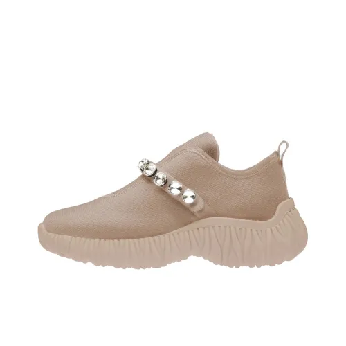 MIU MIU Low-Top Casual Shoes Women's Beige