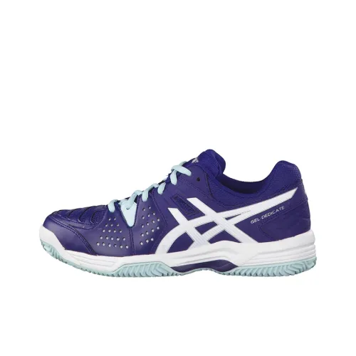 Asics Gel-Dedicate 4 Running Shoes Women's Low-Top Blue/White