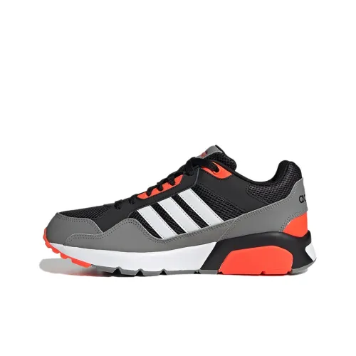 Adidas Neo Run9tis Running Shoes Men Low-Top Black/Grey/Orange