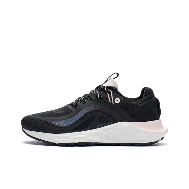LiNing Yufeng Cushioning Rebound Low Top Running Shoes Women's Black-0