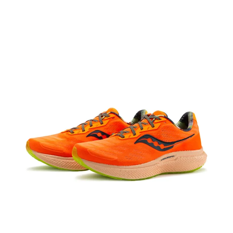 Saucony Triumph 19 Low Top Running Shoes Men's Orange-2