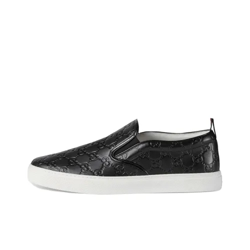 GUCCI Signature Stylish Skateboarding Shoes Men's Black