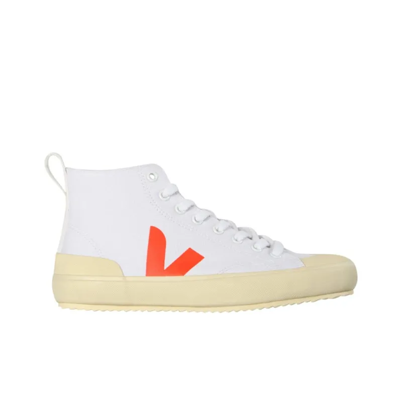 VEJA Nova Ht Canvas 'White Orange Fluo Butter Sole'-1