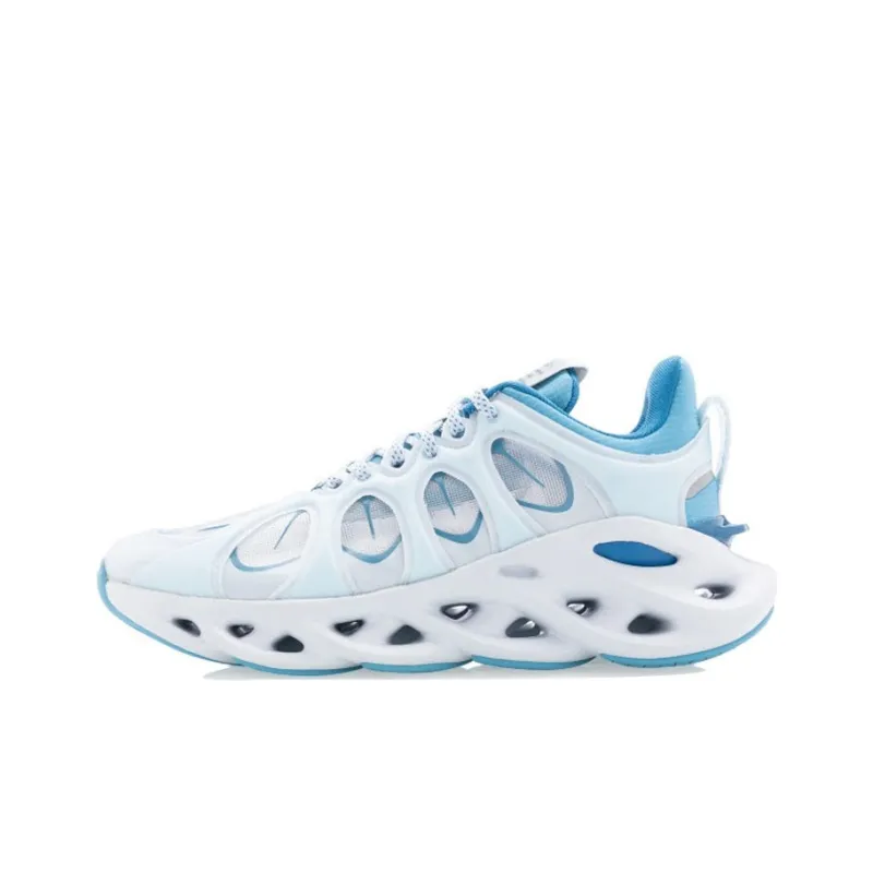 LiNing Arc ACE Anti Slip And Wear Resistant Support Balance Low Top Running Shoes Unisex Blue White-0