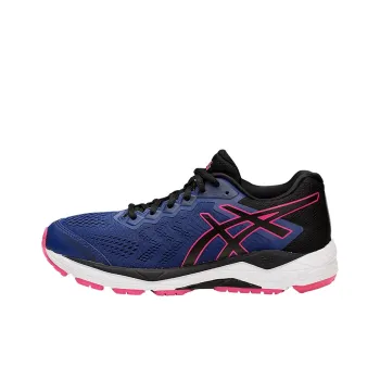 Asics Gel-Fortitude 8 Wear-Resistant Low-Top Running Shoes Women's Blue Black