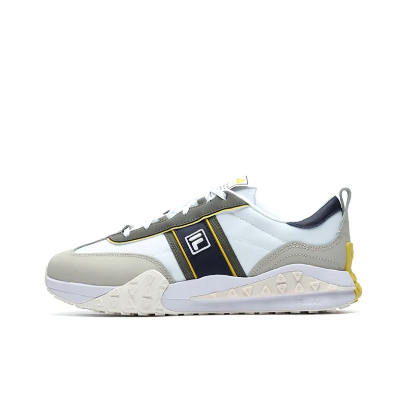FILA Athletics Brick Shoes 'White Grey Yellow'-0