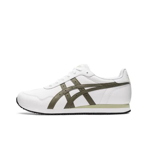 Asics Tiger Runner Running Shoes Unisex Low-Top White/Green