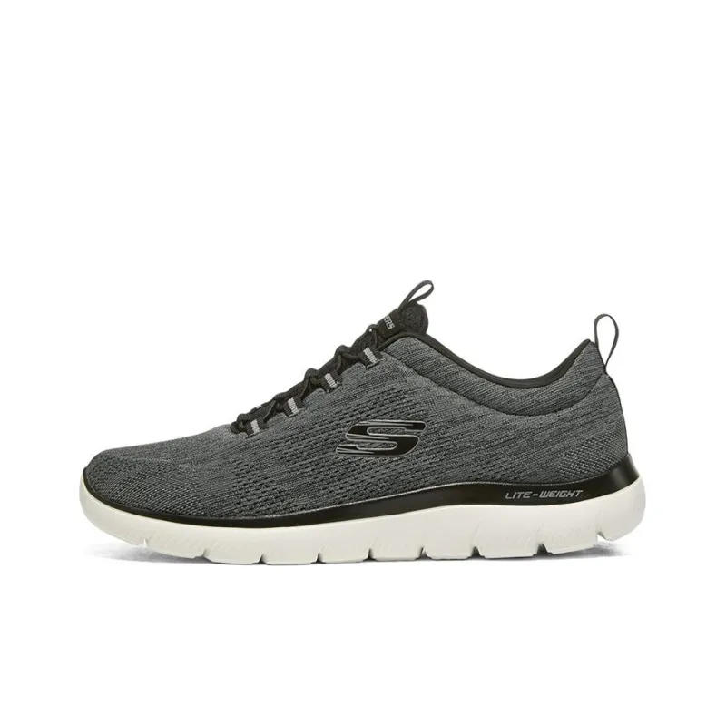 Skechers Summits Collection Running Shoes Men Low Top Black/White-0