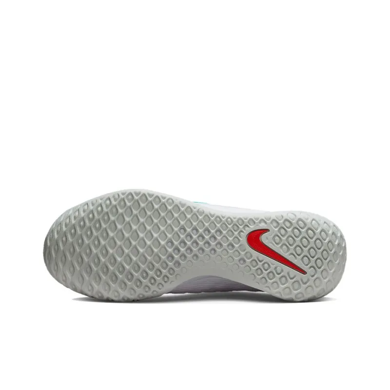 Nike Court Zoom Nxt Hc White Light Silver Habanero Red Washed Teal Women's-5