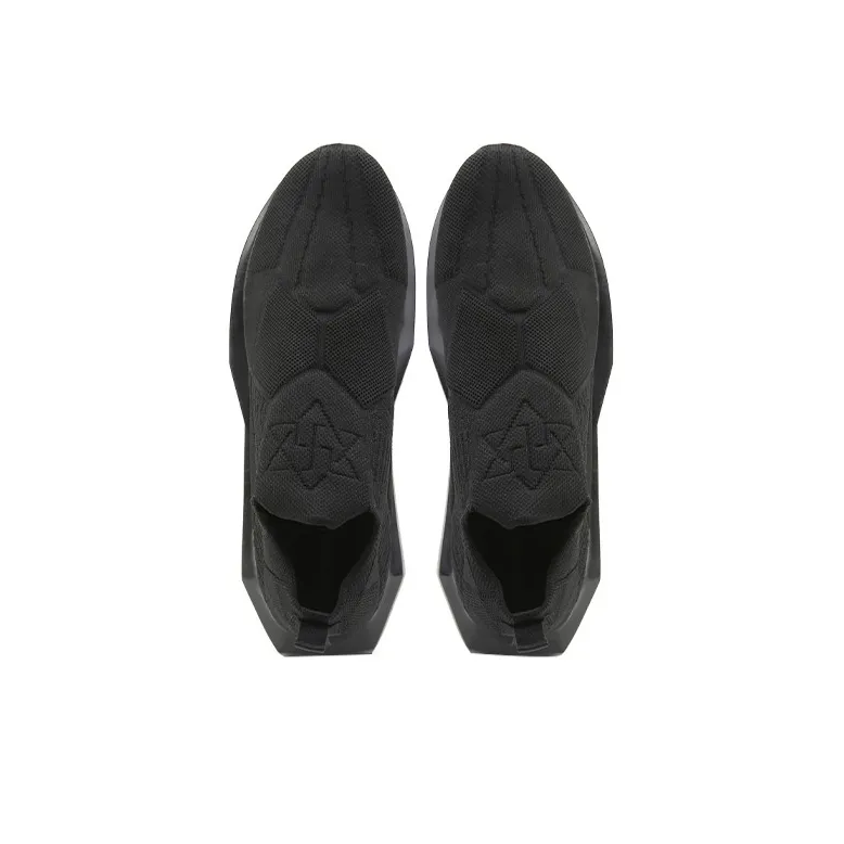NORVINCY Breathable Low Top Running Shoes Unisex Black-2