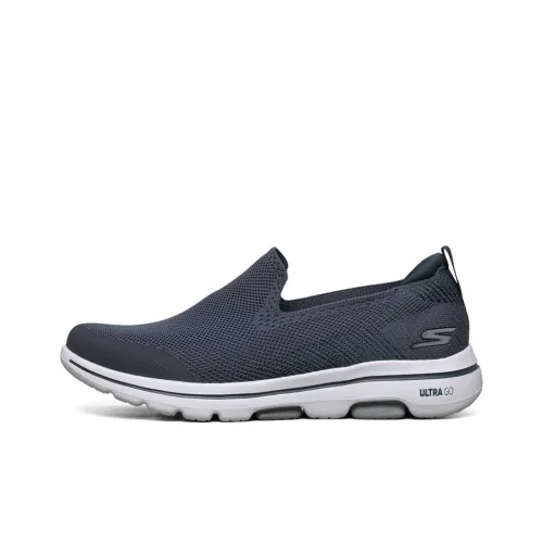 Skechers Go Walk 5 Slip-On Shoes Men Low-Top Navy