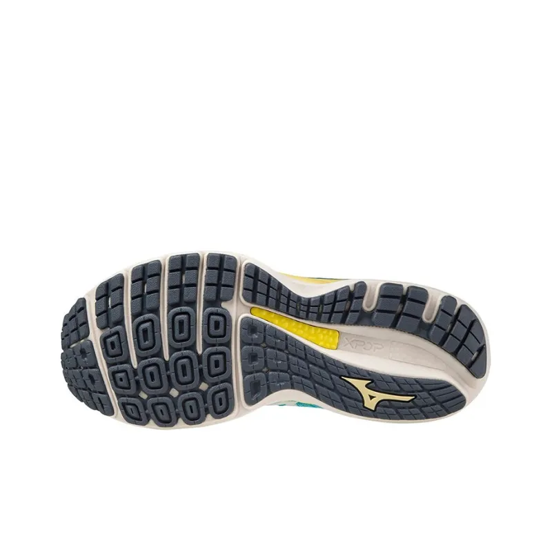 Mizuno Sky Running Shoes Women's Low Top Blue/Yellow-4