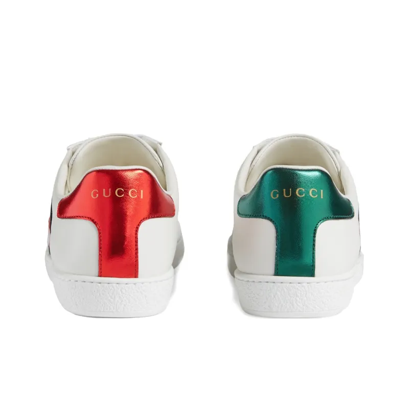 GUCCI Women's Ace Low 'GG Apple Patch White' Women's-3