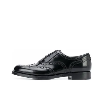 PRADA Dress Shoes Men Low-Top Black