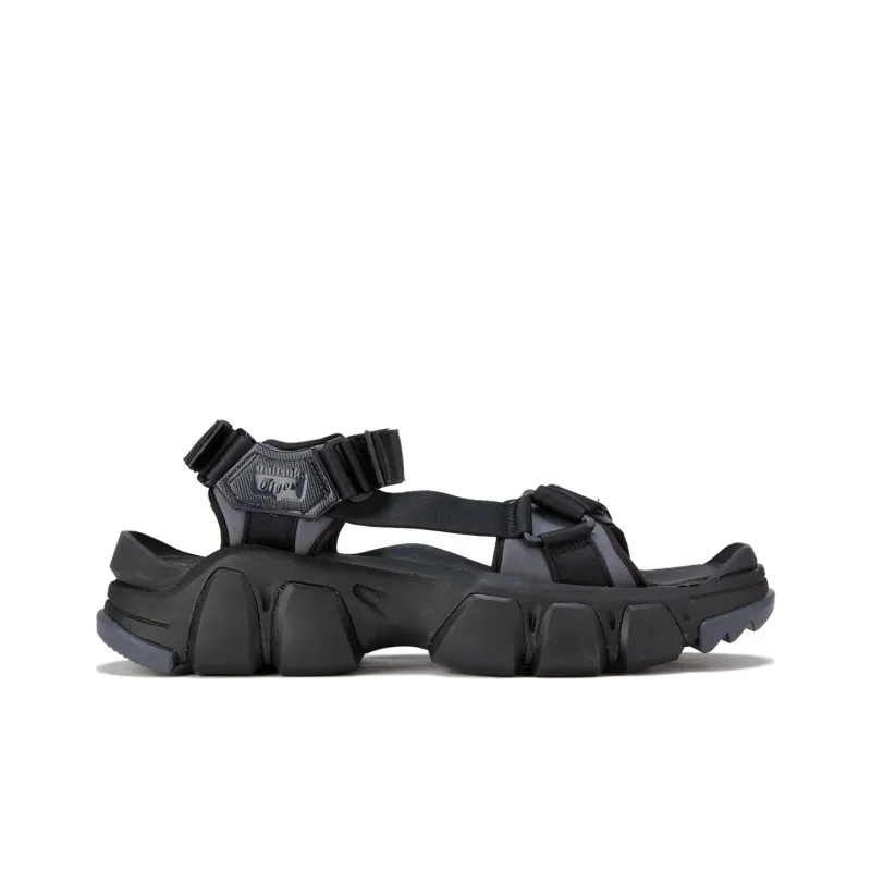 Onitsuka Tiger Dentigre Series Strap Beach Sandals Unisex Black-1