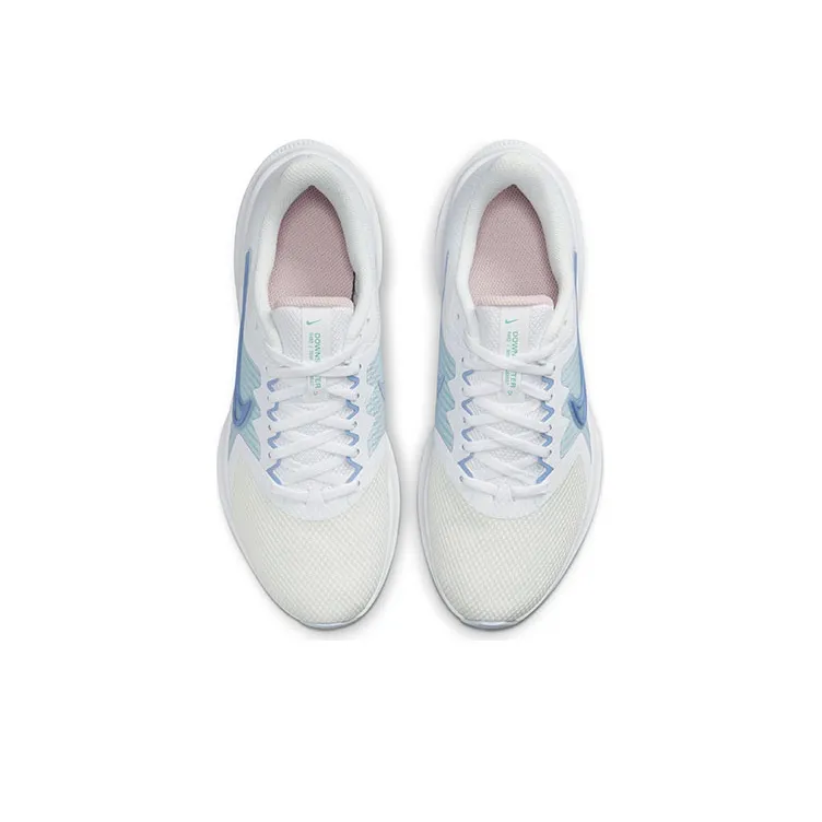 Nike Downshifter 11 Low Top White/Blue Women's-3