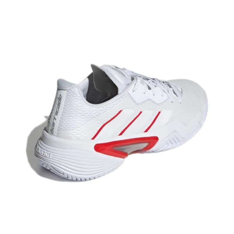 Adidas Barricade 'White Silver Metallic Red' Women's-3
