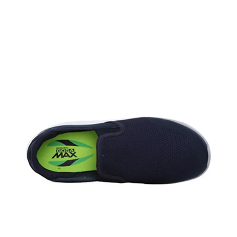 Skechers Go Walk 4 Cushioning Anti-Slip And Wear-Resistant Low-Top Casual Shoes Men's Blue-2