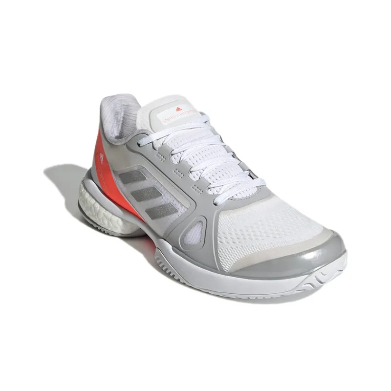 Adidas Tennis X Stella McCartney Court Tennis 'White Silver Metallic' Women's-2