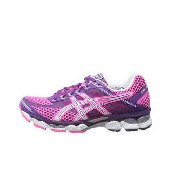 Asics Gel-Cumulus 15 Wear-Resistant Low-Top Running Shoes Women's Purple Pink