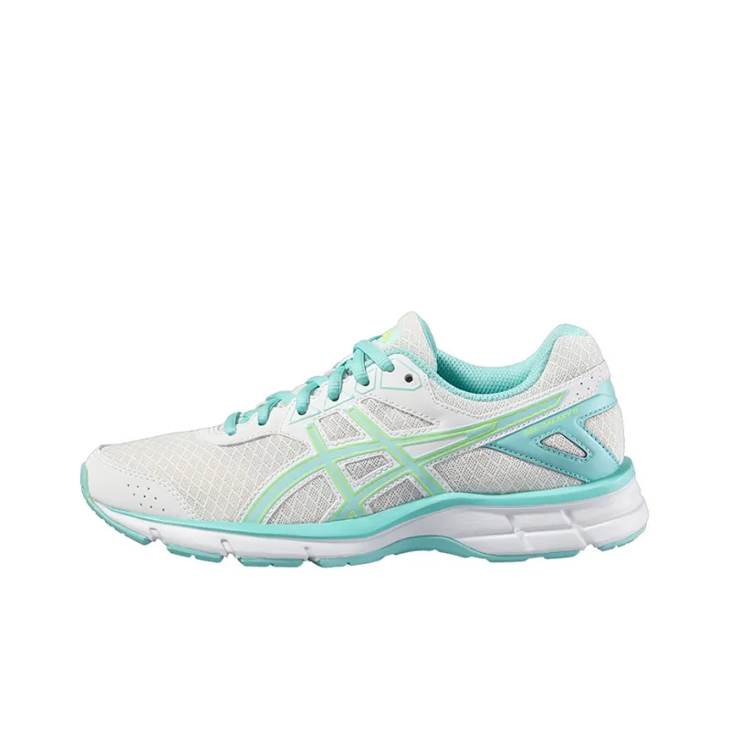 Asics Gel-Galaxy 9 Durable Breathable Low-Top Running Shoes Women's White Mint Green-0