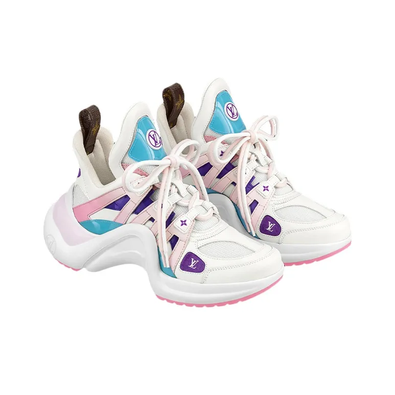 LOUIS VUITTON Archlight 1.0 Sneakers 'White Purple Pink' Women's-2