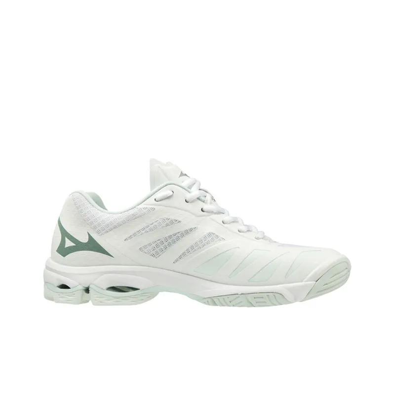 Mizuno Wave Lightning Z5 Running Shoes Unisex Low Top White/Green-1