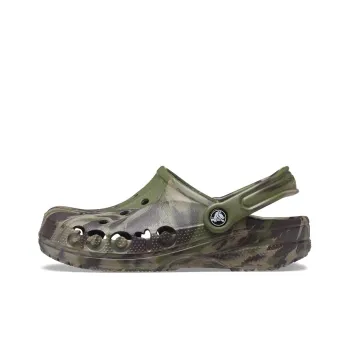 Crocs Baya Marble Fashion Outdoor Unisex Military Green Sandals