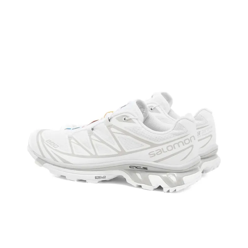 SALOMON XT 6 Cushioning Anti Slip And Wear Resistant Low Top Casual Running Shoes Unisex White-3