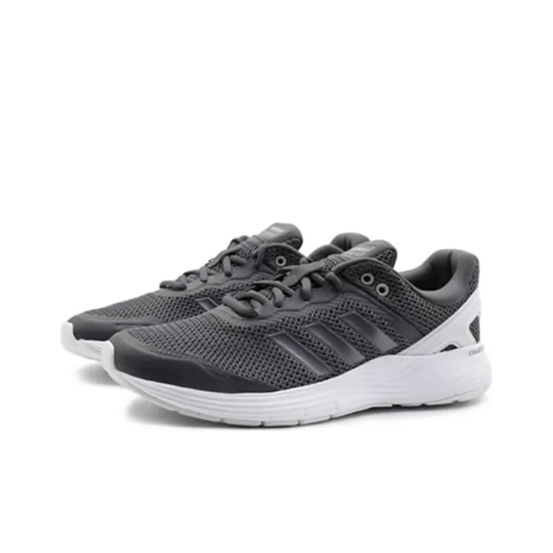 Adidas Fluidcloud CC Ambitious Breathable Low-Top Running Shoes Men's Gray White-1