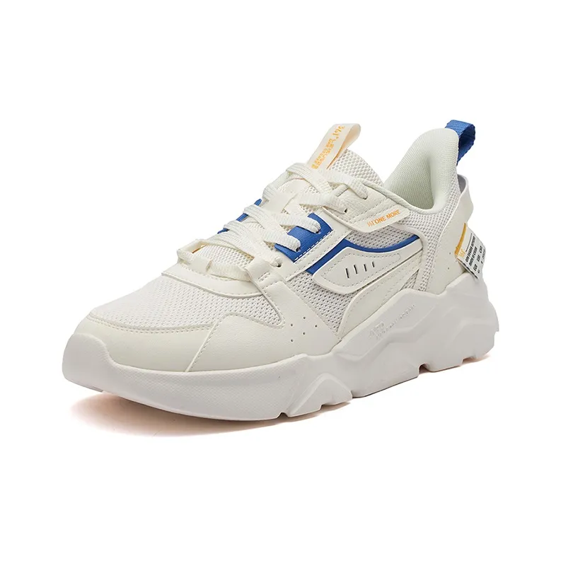 361° Low Top Running Shoes Men's White Blue-1