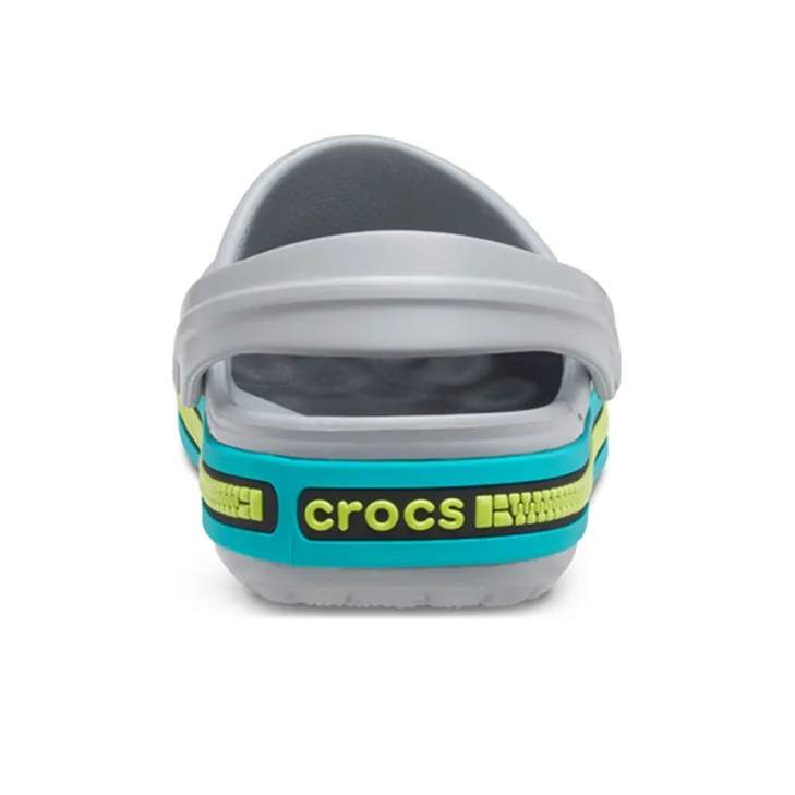 Crocs Crocband Zipper Band Clogs 'Grey Aqua'-5