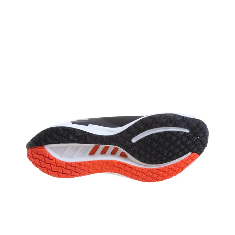 LiNing Cushioning Anti Slip Wear Resistant Breathable Lightweight Rebound Low Top Running Shoes Men's Black-3